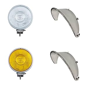 Amazon | トラック用 丸型 フォグランプ 185mmΦ ハロゲン H3